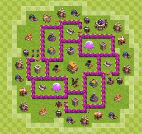 AGG - A Gamers Guide: Best Town Hall 6 Farming/Hybrid Base