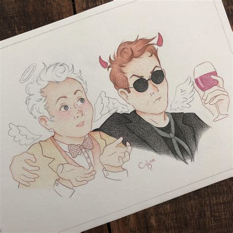 My Aziraphale and Crowley Fanart