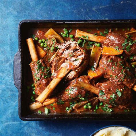 Slow-Cooker Red Wine-Braised Lamb Shanks Recipe | Woolworths