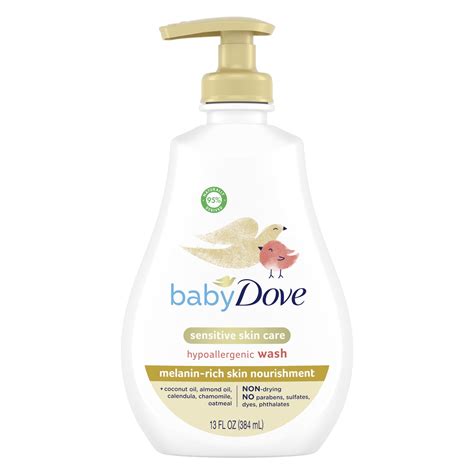 Baby Dove Sensitive Baby Wash For Baby Bath Time Melanin-rich Skin ...