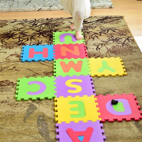 How to Play Alphabet Hopscotch Indoors 2022 - Entertain Your Toddler