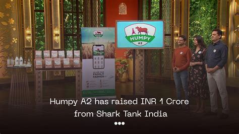 Humpy A2 has Raised INR 1 Crore from Shark Tank India - WEXT India Ventures