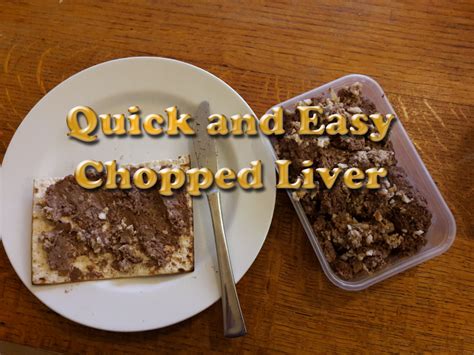 Traditional Jewish Chopped Liver Recipe - Delishably