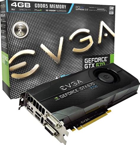 Best Buy: EVGA NVIDIA GeForce GTX 670 4GB GDDR5 PCI Express 3.0 ...