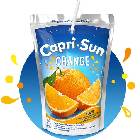 Orange | Capri-Sun Original | Poche de 200ml | Ingredients