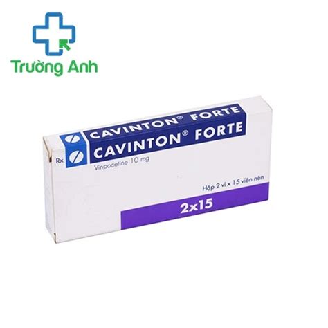 Cavinton forte - Thuốc điều trị rối loạn tuần hoàn não của Hungary