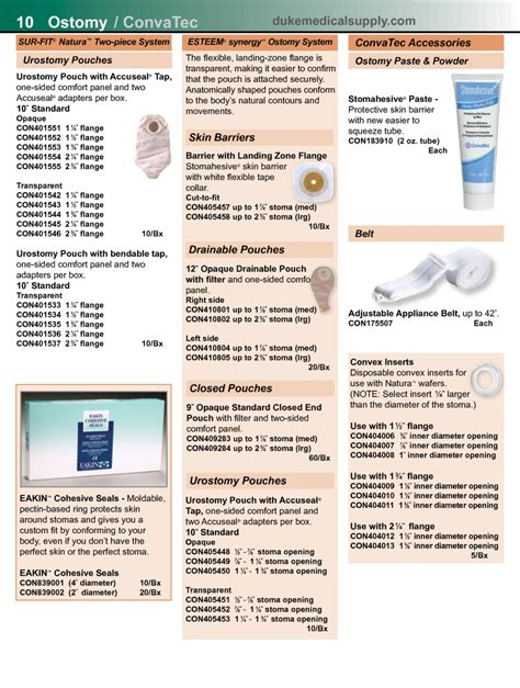 Ostomy Products | Duke Medical Supply