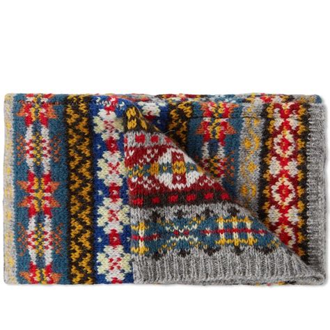 Jamieson's of Shetland Fair Isle Scarf | Fair isle, Fair isle scarf ...