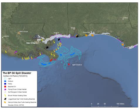 Bp Deepwater Horizon Oil Spill Map