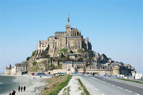 le, Mont, Saint michel, Castle, French, France, Saint, Michel ...