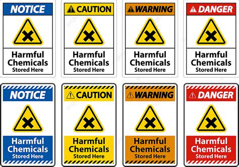 Sign Here Vector PNG Images, Harmful Chemicals Stored Here Sign On ...