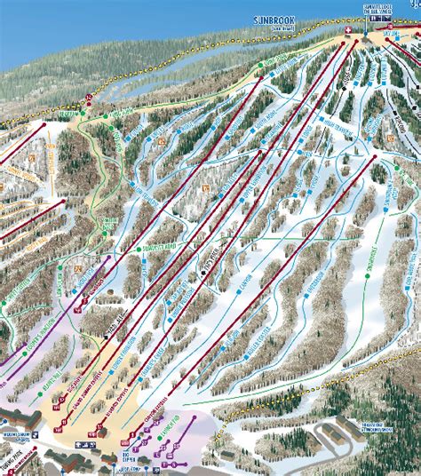 Mount Snow Trail map - Freeride