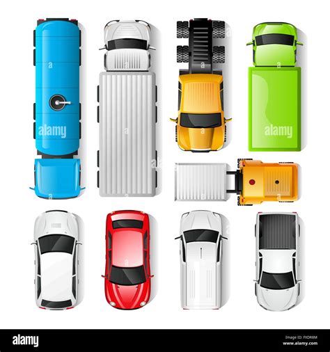 Cars Top View Stock Vector Image & Art - Alamy