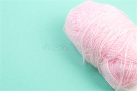 Knitting Yarn for Knitting on Green Background Stock Image - Image of ...