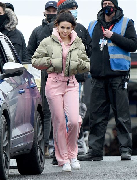 MICHELLE KEEGAN on the Set of Brassic in Manchester 02/16/2021 – HawtCelebs