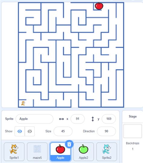 Two Player Maze Runner Game In Scratch - UnicMinds