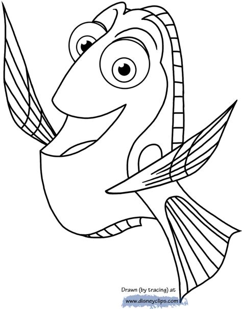 Dory From Finding Nemo Coloring Pages Coloring Pages