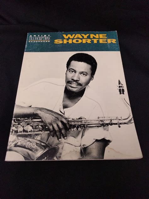 Wayne Shorter Artist Saxophone 25 Transcriptions RARE OOP 1990 ...