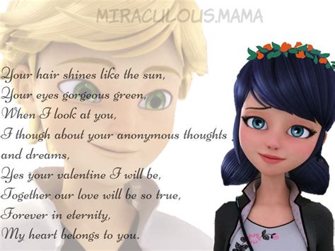 Image result for miraculous ladybug adrien's poem Ladybug Y Cat Noir ...