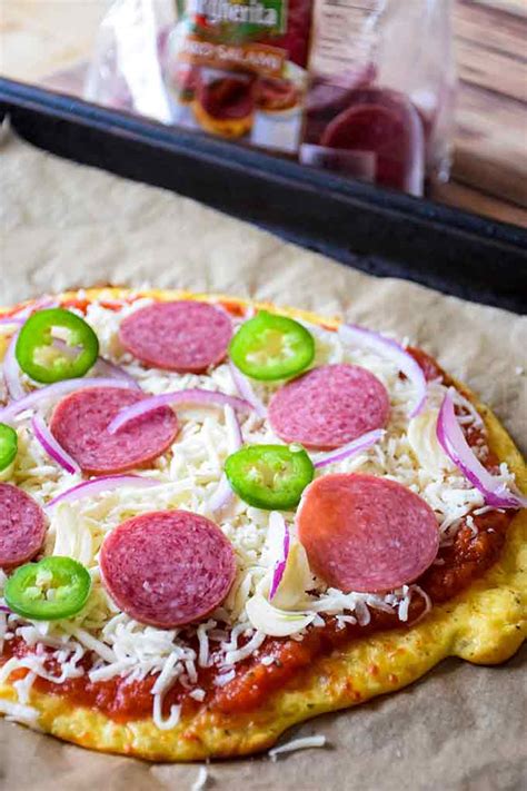 Salami Pizza with Garlic and Chili Oil - Grumpy's Honeybunch