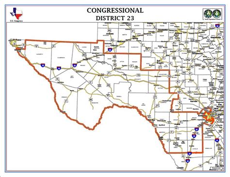 Texas 23rd Congressional District Map