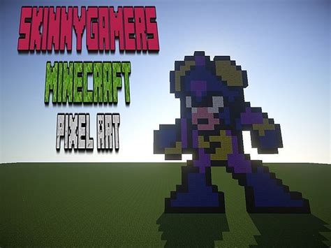 Time Man Pixel Art Minecraft Map