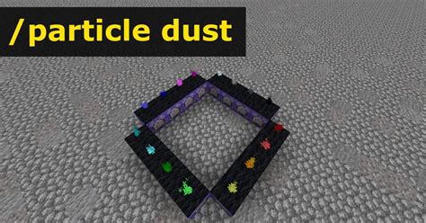 Minecraft : Colored Dust Particle Command Generator : Gamer Geeks