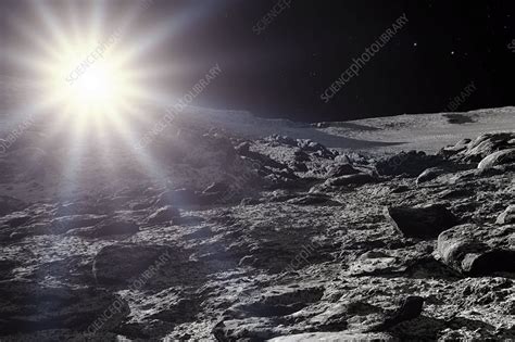 Sunrise on Mercury, artwork - Stock Image - C006/6632 - Science Photo ...