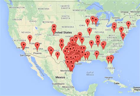 Map Of All Whataburger Locations - Cordey Celestyna