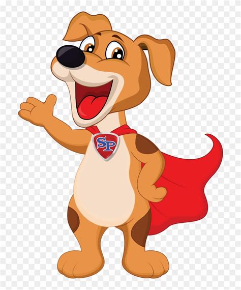 Superhero Puppy Dog Cartoon - Free Transparent PNG Clipart Images Download