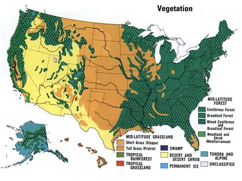 USA desert map - Map of USA desert (Northern America - Americas)