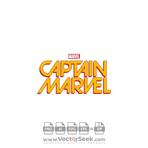 Captain Marvel Comic Book Logo Vector - (.Ai .PNG .SVG .EPS Free ...