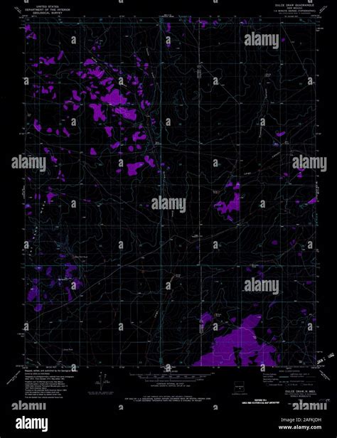 Dulce new mexico map hi-res stock photography and images - Alamy