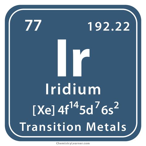 Iridium Facts, Symbol, Discovery, Properties, Uses