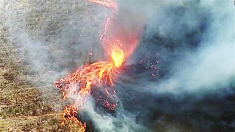 Stunning video shows a 'firenado' burn across Australia - CNN Video