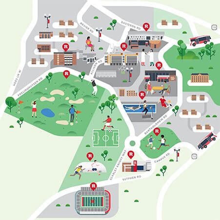 Rutgers Piscataway Campus Map