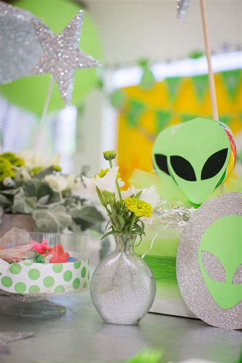 Alien Invasion Themed Birthday Party | Alien party, Birthday party ...