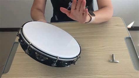 Various Tambourine techniques. 10 inches tunable tambourine - YouTube