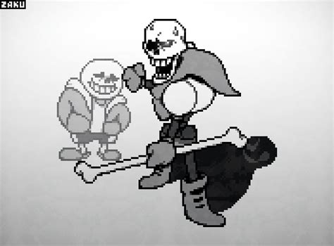 Revenge The Unseen Ending | Papyrus sprite by Zaku7 on DeviantArt