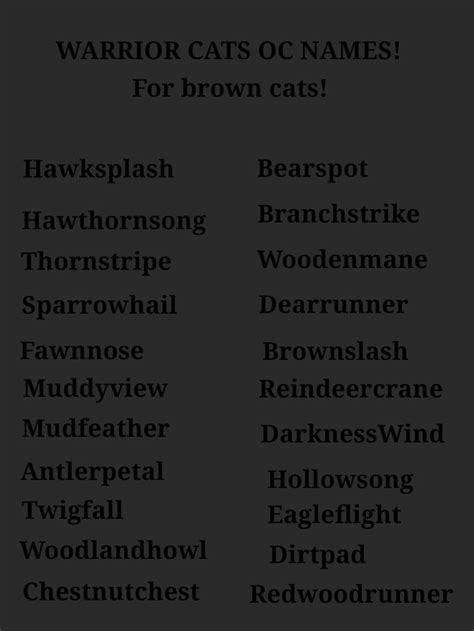 BROWN CATS WCUE/WARRIOR CATS IDEAS! ~ Blue'S! | Warrior cats, Warrior ...