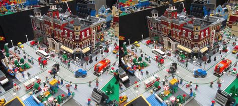 Stereograph - Lego Town by alanbecker on DeviantArt