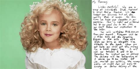 Investigator Reveals Theory About JonBenet Ramsey Ransom Note That ...