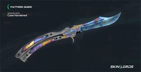 Butterfly Knife Case Hardened | All Blue Gem Seeds