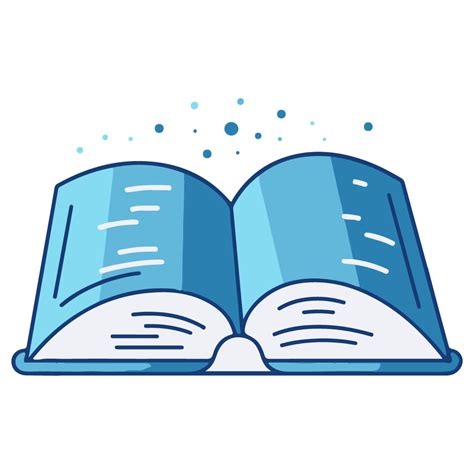 School illustration blue book icon 24281519 PNG