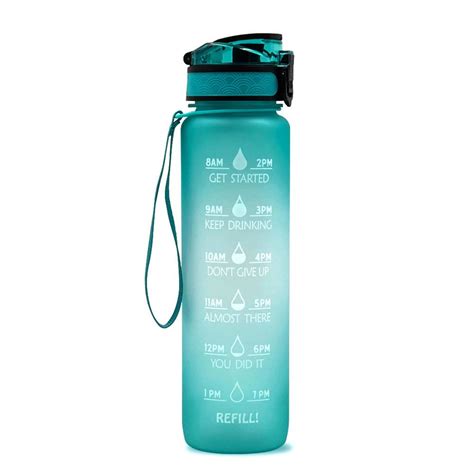 Water Bottle with Time Marker – Suprify