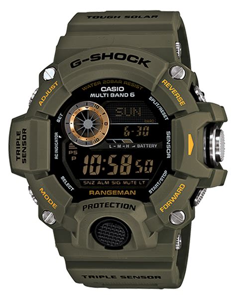 Casio Mens G-Shock Rangeman Watch GW9400-3 | Alexander Clocks and Watches