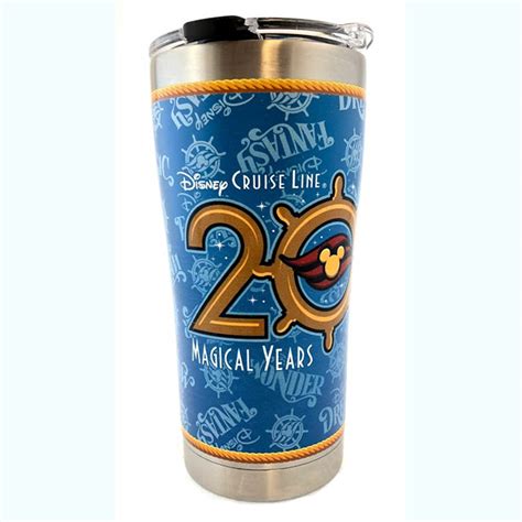 Disney Tervis Tumbler with Lid - Disney Cruise Line 20 Magical Years