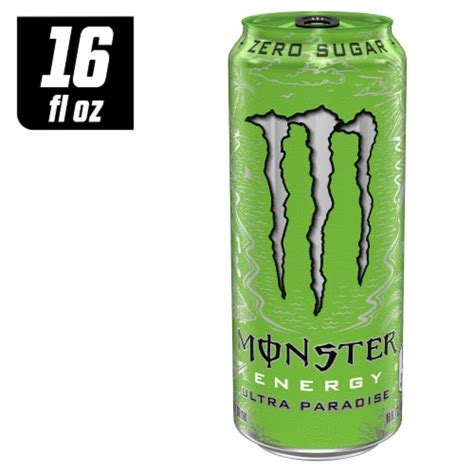 Monster® Zero Sugar Ultra Paradise Energy Drink Can, 16 fl oz - QFC