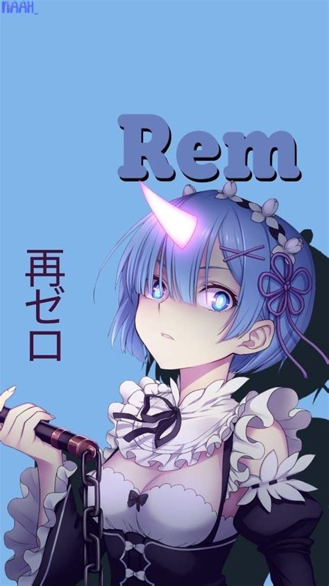 Wallpaper Rem Aesthetic | Mangá kawaii, Re zero, Desenhos de anime