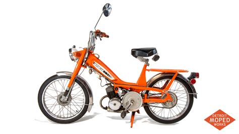 1977 Orange Motobecane 50TL (SOLD) – Detroit Moped Works